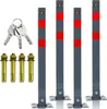 Bettizia Absperrpfosten 4X Parkplatzsperre Klappbar 66cm Produktbild-Vorschau 9