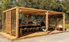 Pergola Thermauvent - Bois thermochauffé - Ventelles Voir les images du produit 6