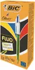 BIC 4Colours Fluo Stylo rétractable clipsable Noir, Bleu, Voir les images du produit 3