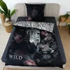 Bettwäsche Wild Flowers Zebra Animalprint 100% Baumwolle Produktbild-Vorschau 6