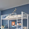 Lit superposé pour enfants avec lit gigogne, en fer, Voir les images du produit 7