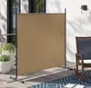 Paravent Outdoor Wetterfest 180 x 178 cm Beige | Raumteiler Produktbild-Vorschau 9