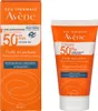 A product shot of an Avène sunscreen box and tube. Náhled obrázku produktu