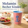 Rice Großer Becher - Rot - Anchor Print Melamin Produktbild-Vorschau 2