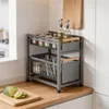 Organisateur de placard de cuisine, étagère à épices à 2 Voir les images du produit 3