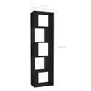 vidaXL Regál na knihy / Room Divider Black 45x24x159 cm Náhľad obrázku produktu 7