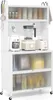 COSTWAY Scaffale da cucina a 5 livelli con illuminazione, Anteprima dell’immagine prodotto 1