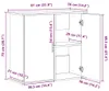 vidaXL Support pour aquarium Blanc 81x36x73 cm Bois Voir les images du produit 8