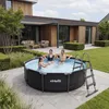 VirtuFit Poolleiter 100 cm Aluminium Universal Produktbild-Vorschau 4