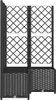 vidaXL květináč s mříží černý 80x80x136 cm PP Náhled obrázku produktu 5