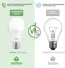 LUMILED Lampa LED 6 sztuk zestaw E27 A65 15W zastępuje 125W Podgląd zdjęcia produktu 8