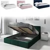 Bett mit Lattenrost Jugendbett Doppelbett gepolsterte  Produktbild-Vorschau 4