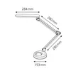 Hansa H5010640 LED 4 Stars Lampe de bureau noire 6 W(T) Voir les images du produit 8
