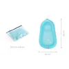 Doomoo Inflatable Bath Mattress, Waschbar, Wasserfest, Blau Produktbild-Vorschau 8