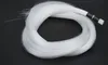 A coil of white fiber optic cable is shown against a black background. Produktbild-Vorschau
