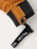 Skihandschuh "Fall Line - 5 finger" von Hestra in braun und schwarz mit verstellbarem Handgelenkband. Produktbild-Vorschau