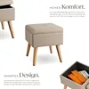 TecTake 403978, Písková, Polyester, MDF Náhled obrázku produktu 4