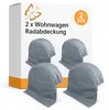 2STK Radabdeckung Wohnwagen 14 bis 15 Zoll Reifenabdeckung Produktbild-Vorschau 1