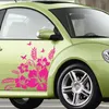 Aufkleber - Autoaufkleber-Set "Hibiskus Ranke" 2 Stk. je Produktbild-Vorschau 1