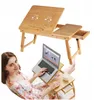 Laptoptisch Bambus klappbar fürs Bett | höhen- & Produktbild-Vorschau 1