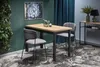 Halmar Tisch schwarz braun Möbelplatte 68cm x 120cm x 77cm Produktbild-Vorschau 2