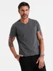 Ombre Clothing Kurzarmhemd für Männer Mario graphit L Produktbild-Vorschau 5