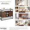 Buffet Oldham 100 x 38 x 80,5 cm - Bois foncé industriel, Voir les images du produit 7