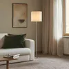 Lindby Stehleuchte Parsa, weiß, Textil, Höhe 167cm, E27 Produktbild-Vorschau 3