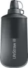A product shot of a grey water bottle with a black cap and spout. Produktbild-Vorschau