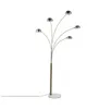 BELIANI Stehlampe Gold Metall 210 cm 5-flammig Marmorfuß Produktbild-Vorschau 5