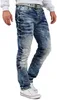 Cipo & Baxx Herren Regular Fit Jeans Stonewashed CD346 Blue Produktbild-Vorschau 4