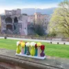 Jinfa Handgefertigte kleine Keramik Deko Blumenvasen Set Produktbild-Vorschau 4