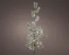 A single, artificial Christmas tree branch with lights. Produktbild-Vorschau