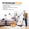 A family cleaning their home with cordless vacuum cleaners. Anteprima dell’immagine prodotto