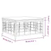 vidaXL Tabouret de jardin avec coussin gris foncé Poly Voir les images du produit 6