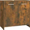 vidaXL Koupelnová skříňka Smoked Oak 60x33x60 cm Materiál Náhled obrázku produktu 1