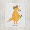Mr. & Mrs. Panda Fleecedecke Fuchs Blumen - Weiß - Produktbild-Vorschau 5