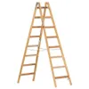 Euroline Holz Sprossenstehleiter 2x8 Sprossen Produktbild-Vorschau 1