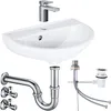 Waschbecken Komplettset Rosmarin 45 cm mit Hansgrohe Produktbild-Vorschau 1