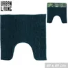 Urban Living WC/Toilette Badvorleger/Badematte - dunkelblau Produktbild-Vorschau 3