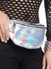 80er Bauchtasche silber - Karneval Faschingskostüm Produktbild-Vorschau 1