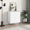 vidaXL Příborník bílý 60x35x70 cm Materiál dřeva Náhled obrázku produktu 1