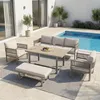 Set da giardino Flieks da 5 pezzi, set di mobili da balcone Anteprima dell’immagine prodotto 2