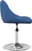 vidaXL Esszimmerstühle 2 Stk. Drehbar Blau Samt Produktbild-Vorschau 5