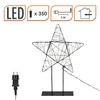 LED Metall Stern schwarz auf Fuß mit Twinkle Effekt für Produktbild-Vorschau 2