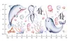 Muralo sticker mural pour enfants animaux marins colorés Voir les images du produit 4