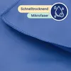 Sporthandtuch Mikrofaser, 90x180 cm, marine, mit Produktbild-Vorschau 4