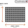 Coolinato Silikon Fett-Weg Matte wiederverwendbare Produktbild-Vorschau 3