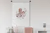 MuchoWow® Wandteppich Wandbehang Oktopus - Meer - Aquarell Produktbild-Vorschau 2