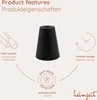 4x Möbelknöpfe Schwarz Schrankknöpfe Aluminium Möbelgriffe Produktbild-Vorschau 3